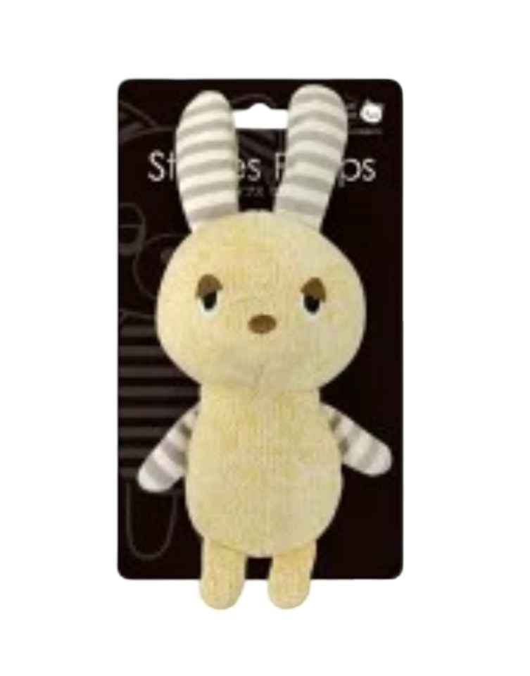 Striped Peeps Rabbit Dog Toy