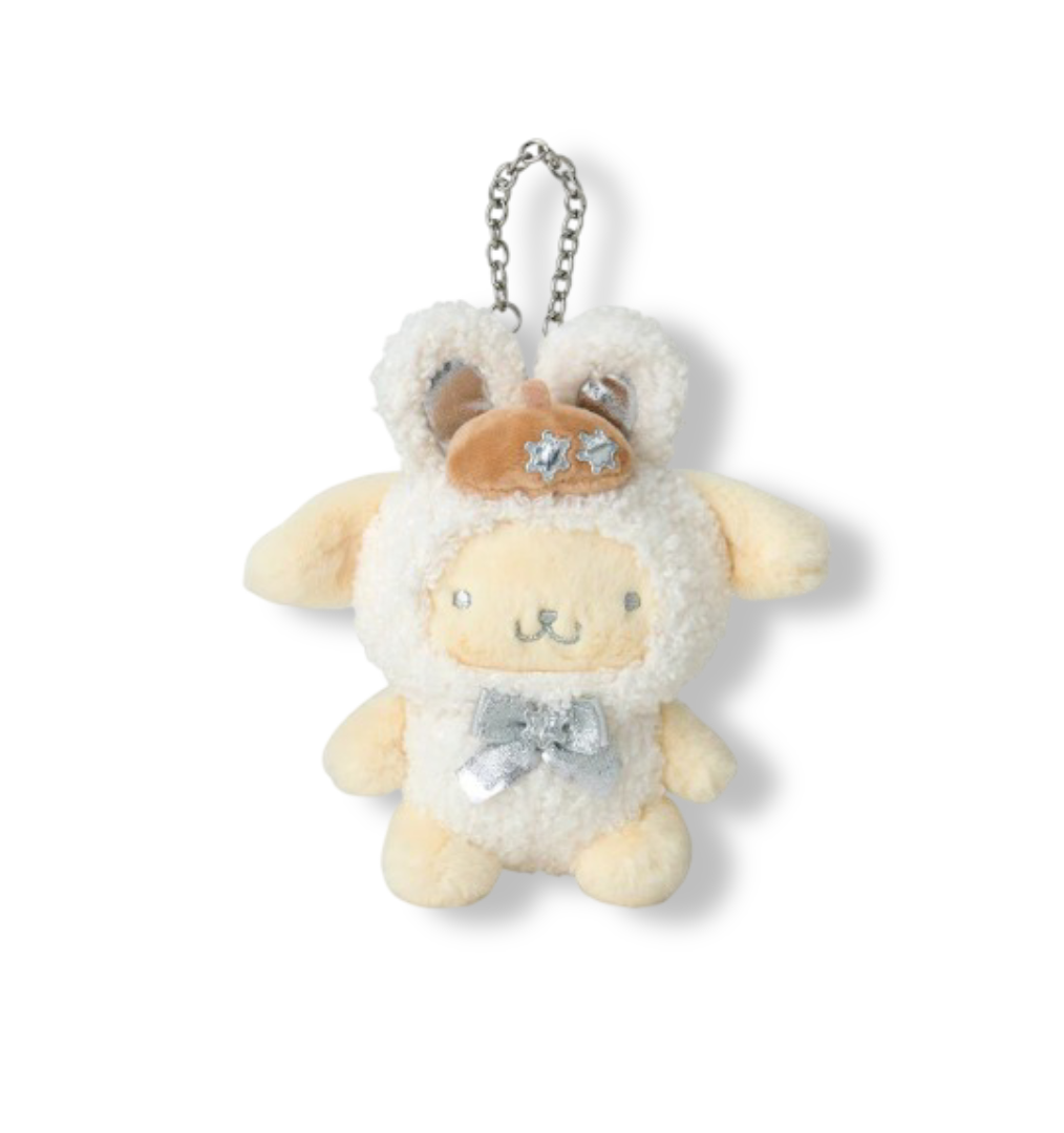 Pompompurin Plush Mascot Bag Charm (Snow Bunny Series)