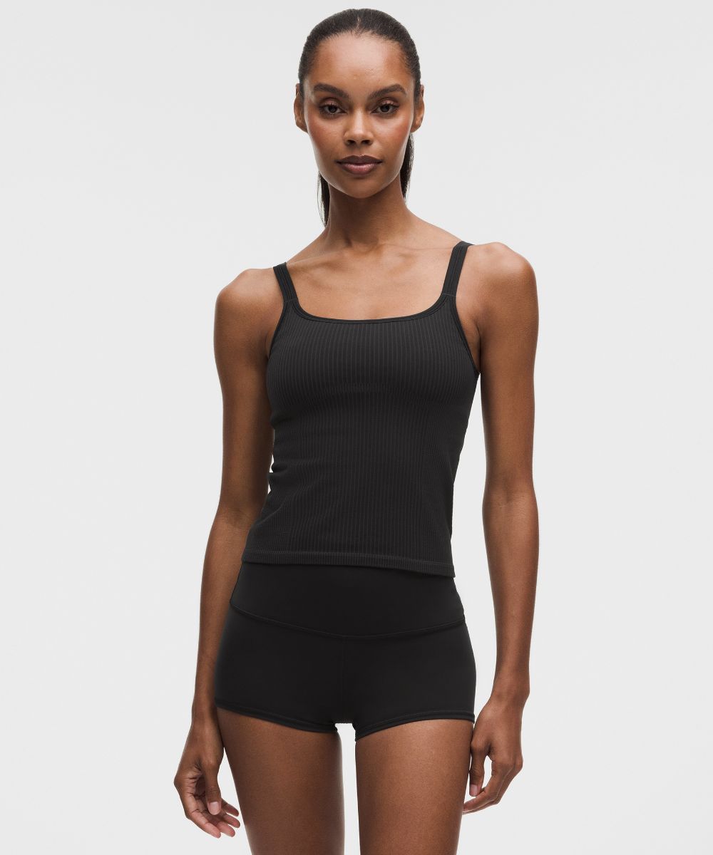 Women's Ebb To Street Scoop-Neck Cropped Tank Top Light Support, B/C Cup (Sweet Sorbet)