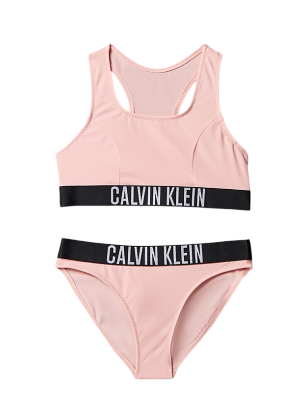 Girl's Bralette Bikini Set (Quartz Pink)