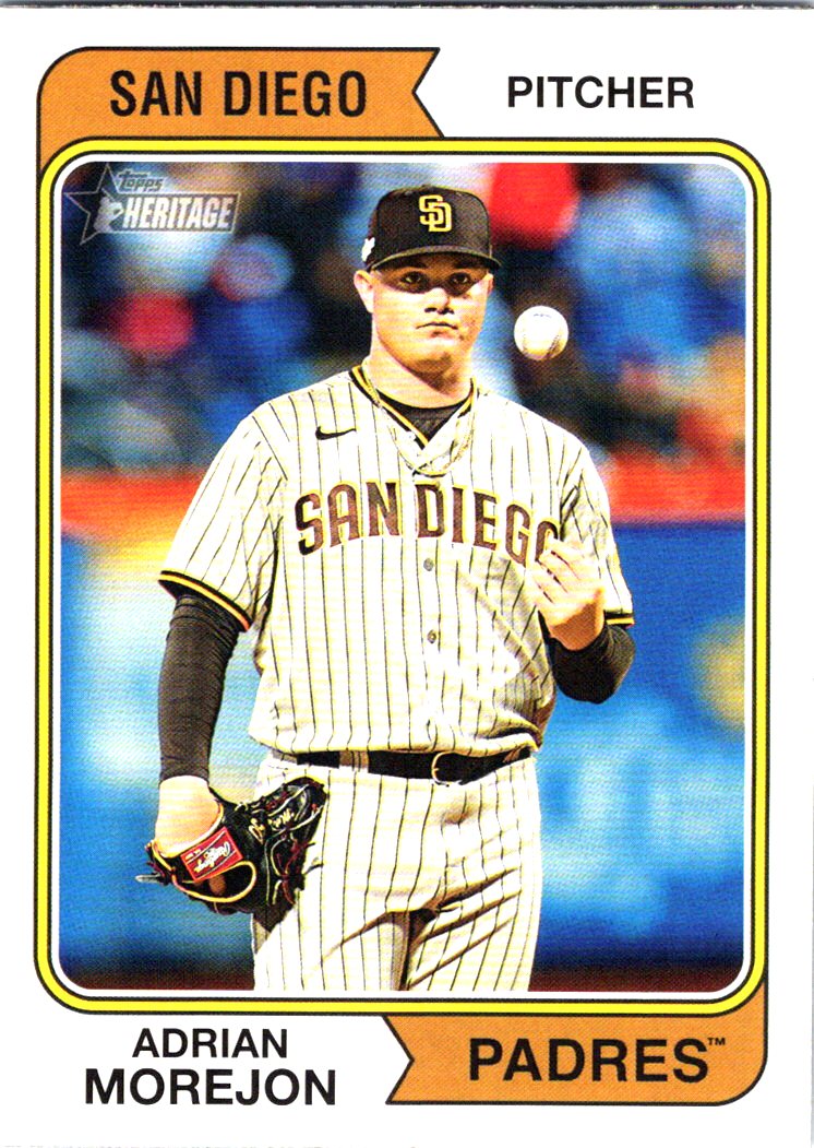 2023 Topps Heritage #163 Adrian Morejon