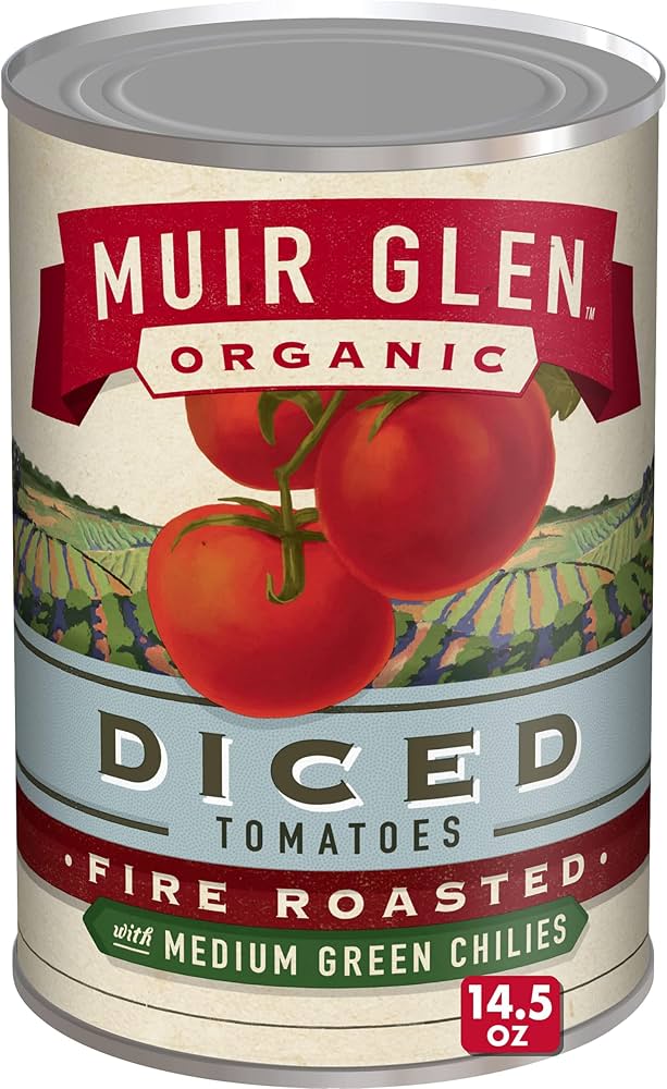 Muir Glen: Organic Diced Tomatoes Fire Roasted (14.5 oz)