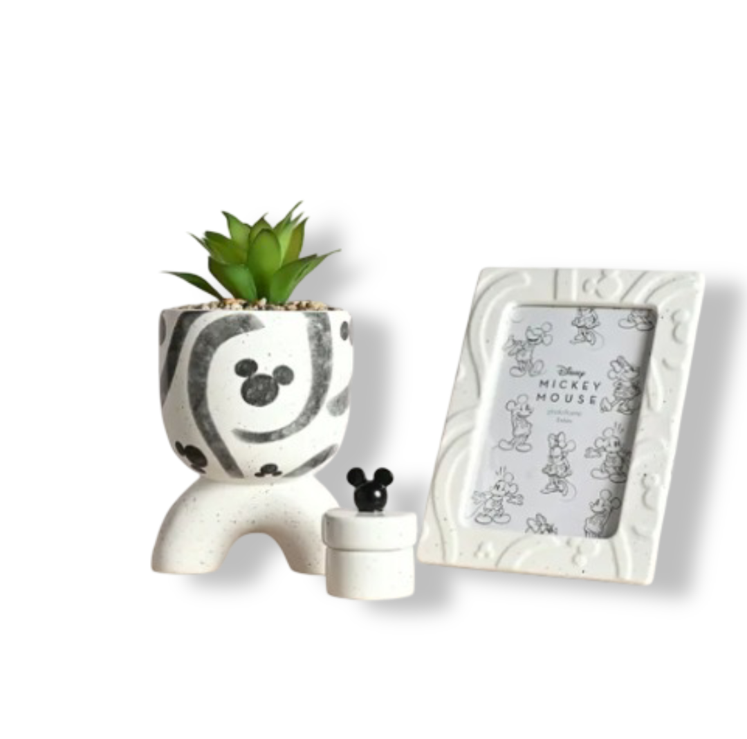 Disney Mickey Mouse Arched Footed Artificial Plant Pot