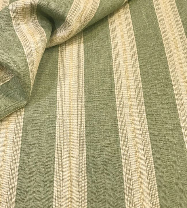 Ian Sanderson: Callow Stripe Fabric (Sage)