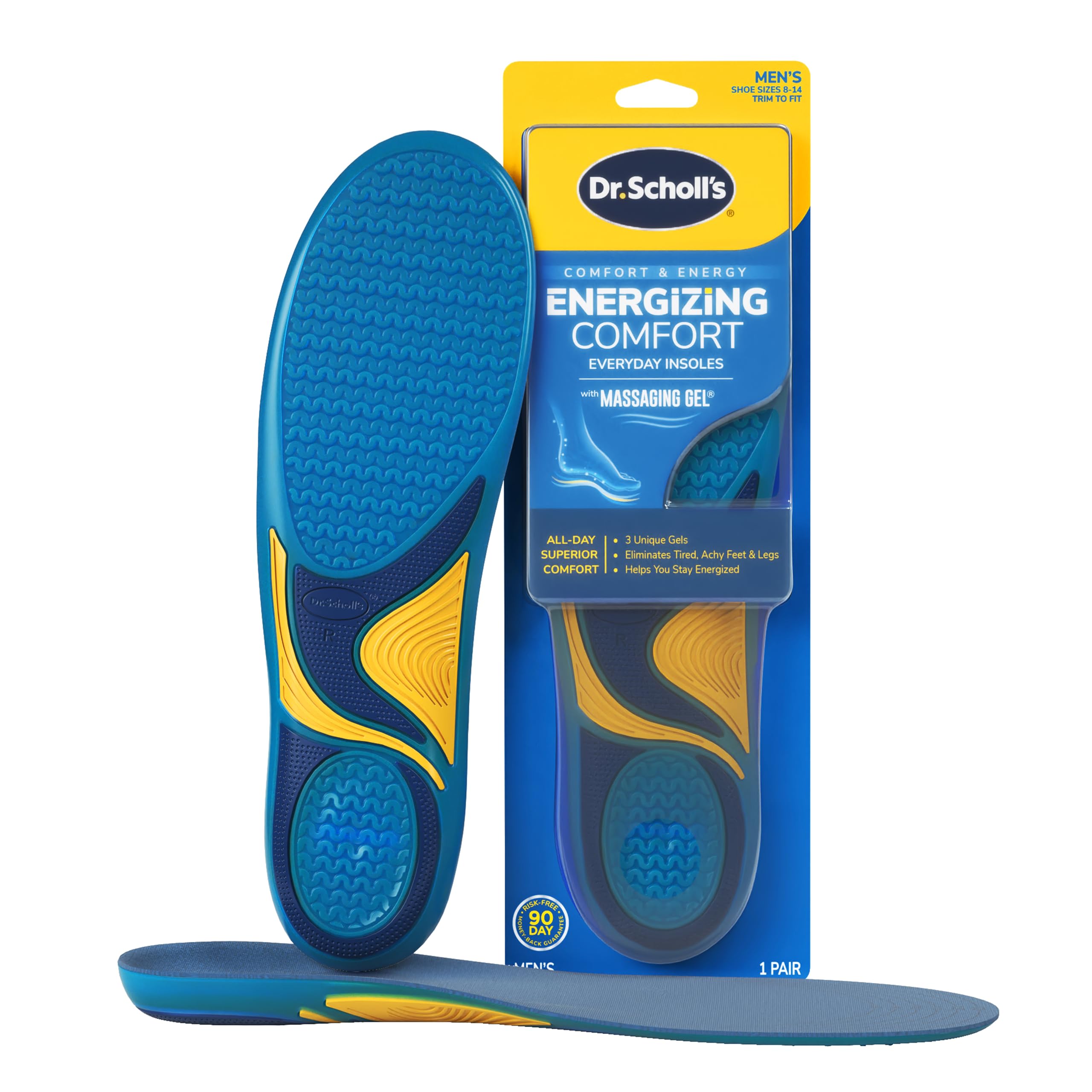 Men's Dr. Scholl's Comfort Energy Work Insoles with Massaging Gel