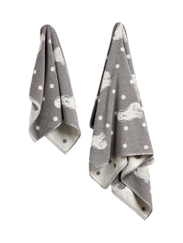 Grey Connie Cockapoo Towels