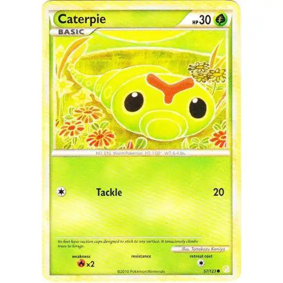 Pokémon TCG: Caterpie #57 (German, HeartGold & SoulSilver)