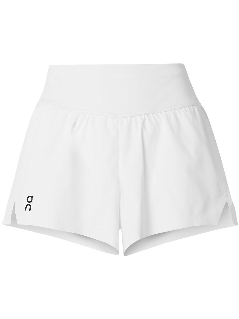 On: Court Layered Recycled Jersey Shorts (White)