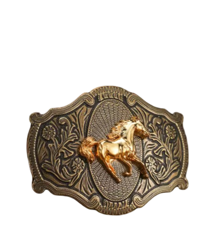 A Western-Style Metal Belt Buckle