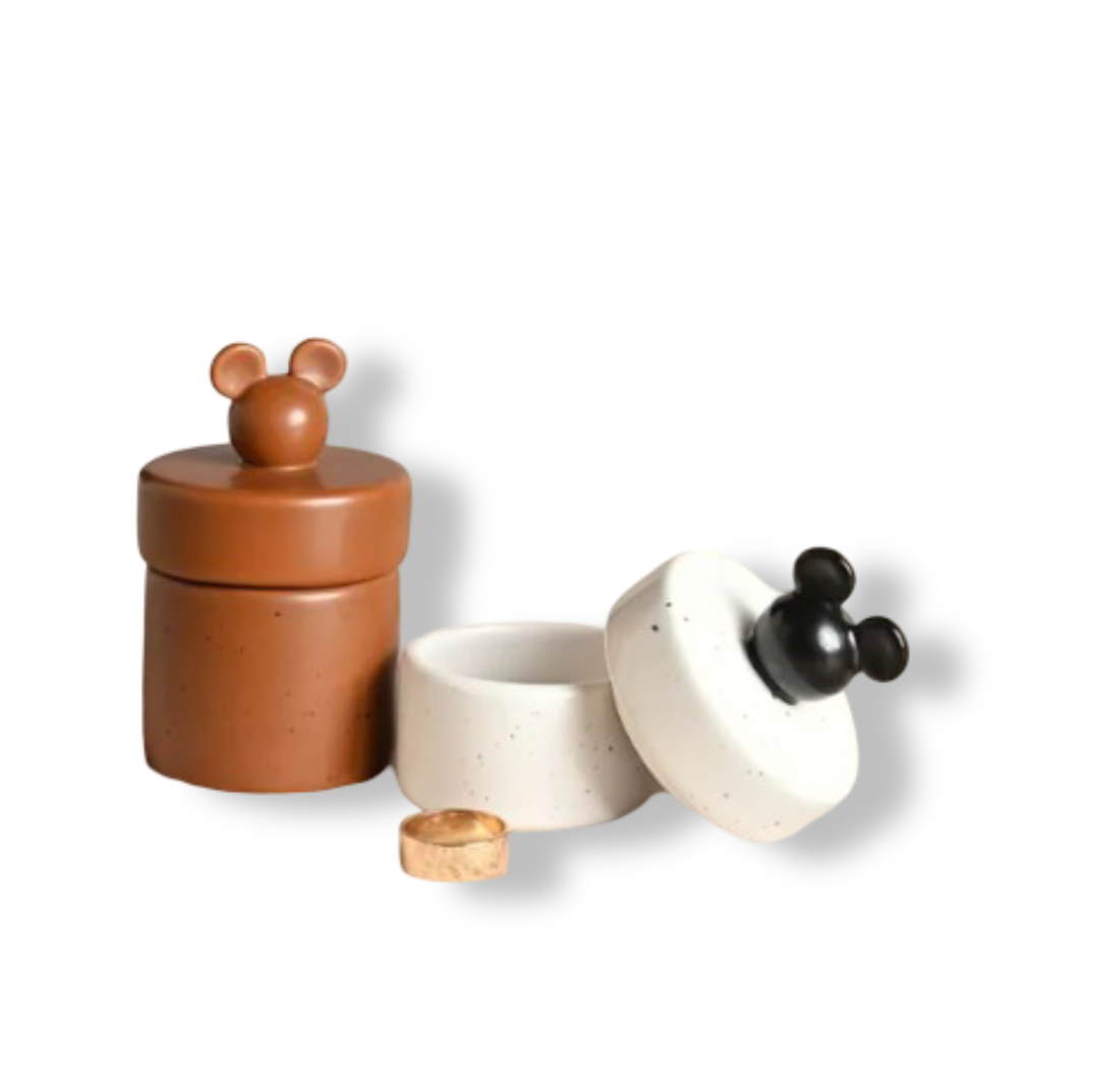 Disney Mickey Mouse Trinket Pots (2 Set)