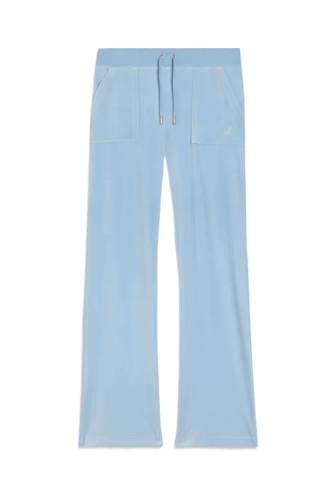 Classic Velour Del Ray Pocketed Bottoms (Powder Blue)