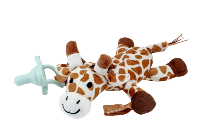 Lovey Pacifier and Teether Holder (Giraffe)