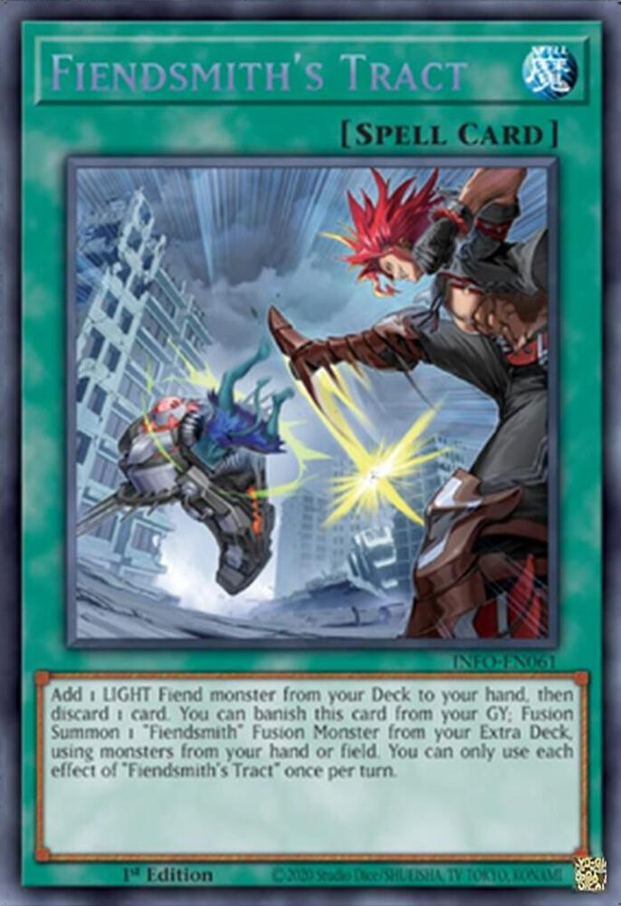 Yu-Gi-Oh! TCG: Fiendsmith's Tract (The Infinite Forbidden, Near Mint, QCR)