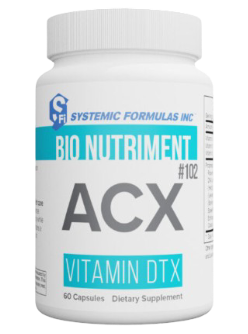 Systemic Formulas Inc: ACX - Vitamin Detox (60 Capsules)