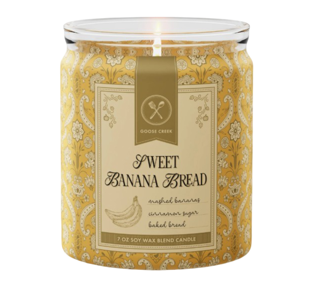 Sweet Banana Bread Single Wick Candle - 7oz