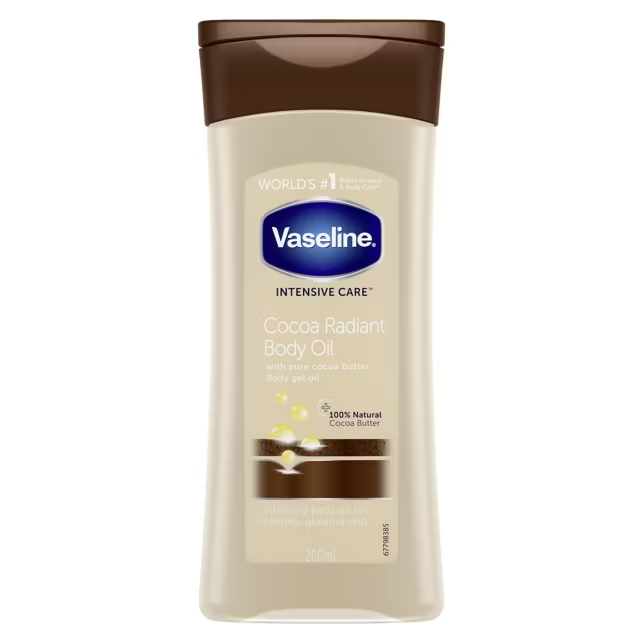 Vaseline: Intensive Care Cocoa Radiant Body Oil - 200ml