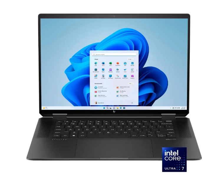 HP: Spectre 2-in-1 16" OLED Laptop - Intel Core Ultra 7 , 32GB Memory, 1TB SSD (Nightfall Black)
