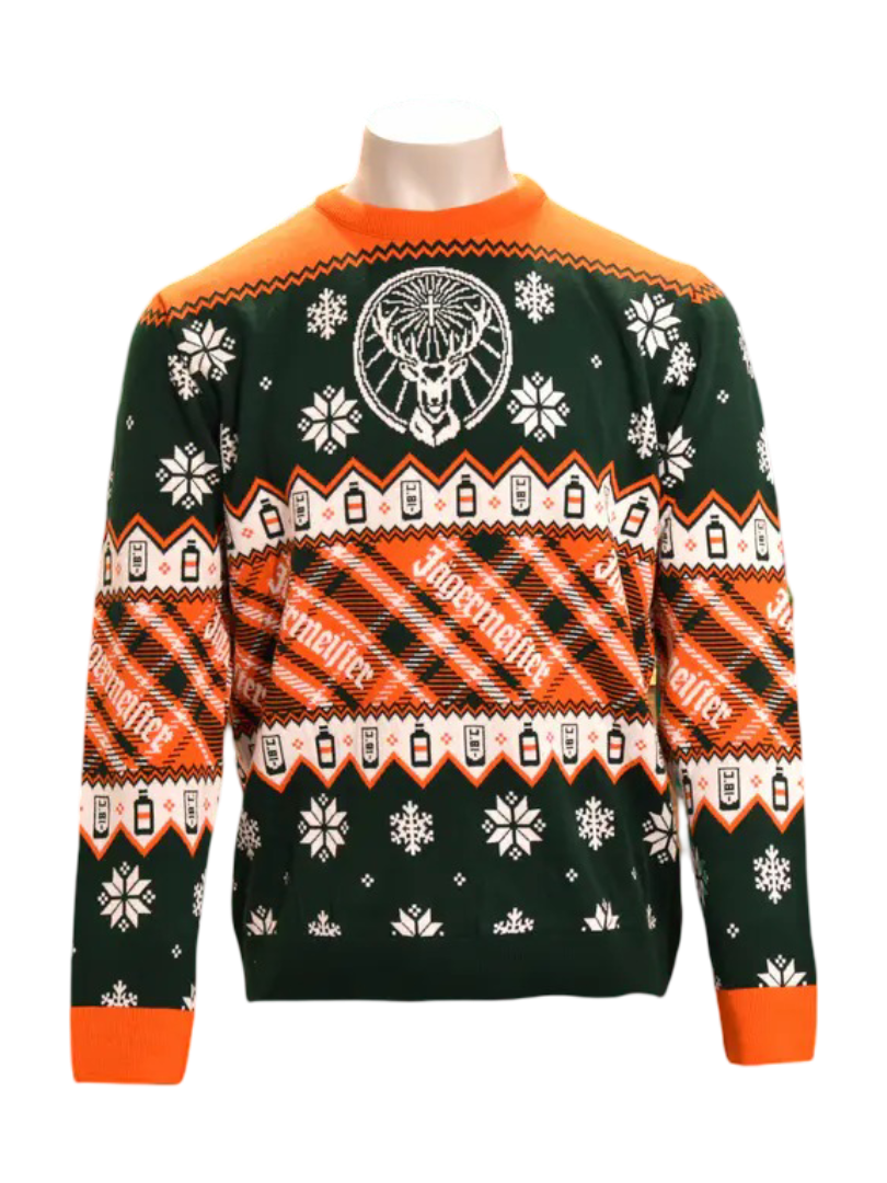 Christmas Jumper (Orange/Green)