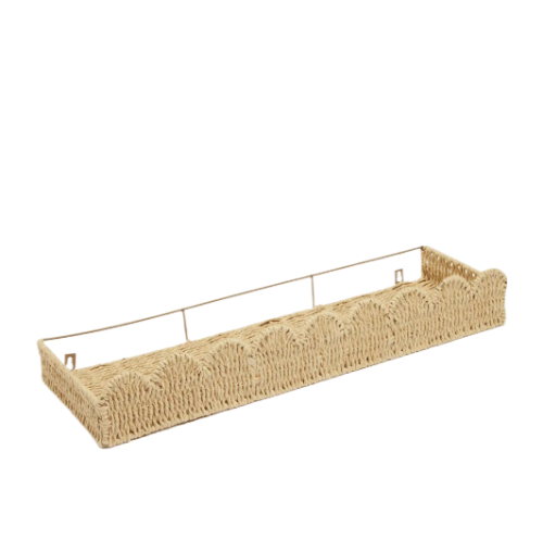 Natural Scallop Edge Shelf