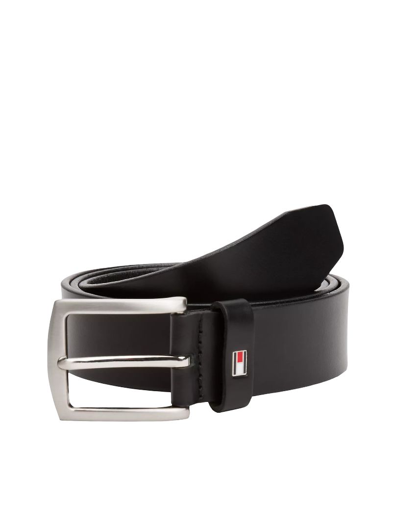 Flag Loop Leather Belt (Midnight)