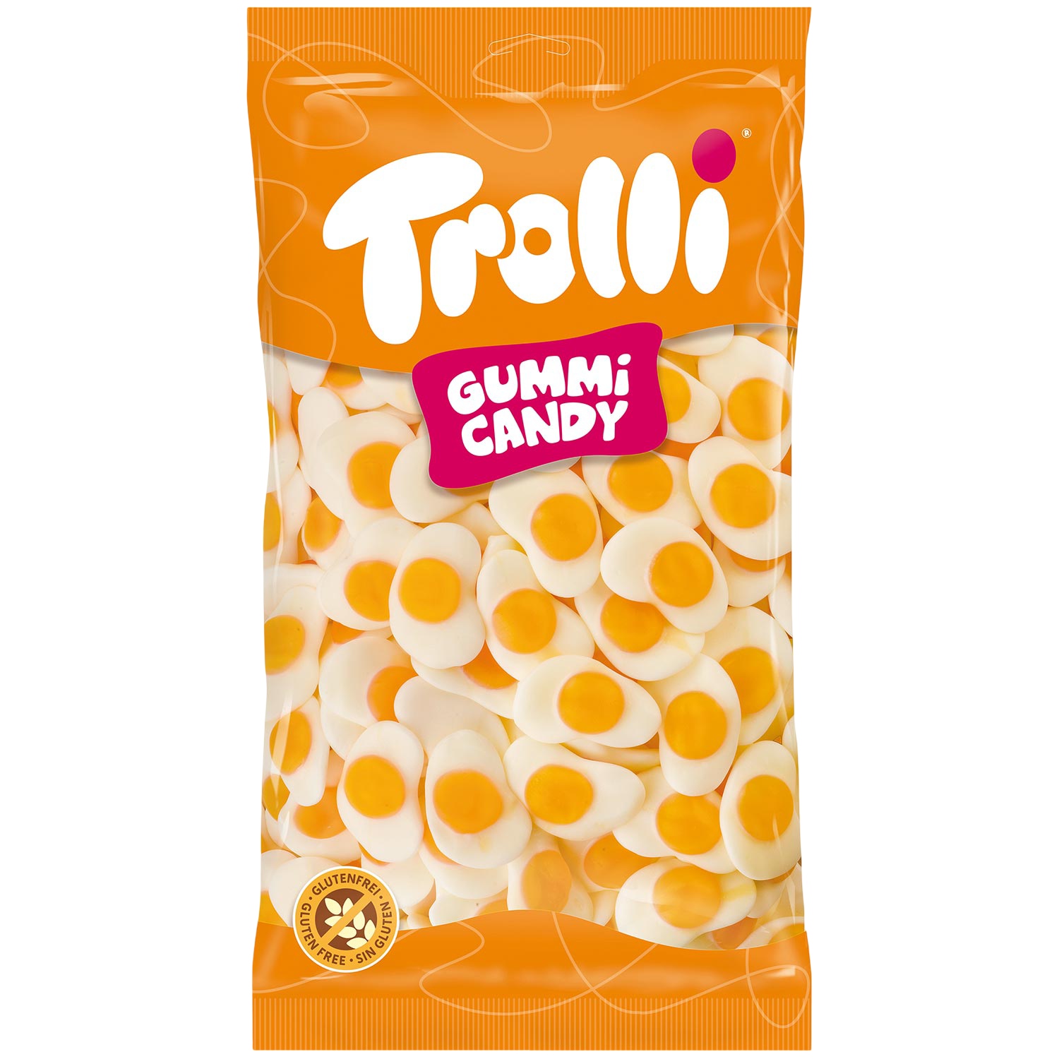 Trolli Fried Eggs Gummy Candy - 1kg