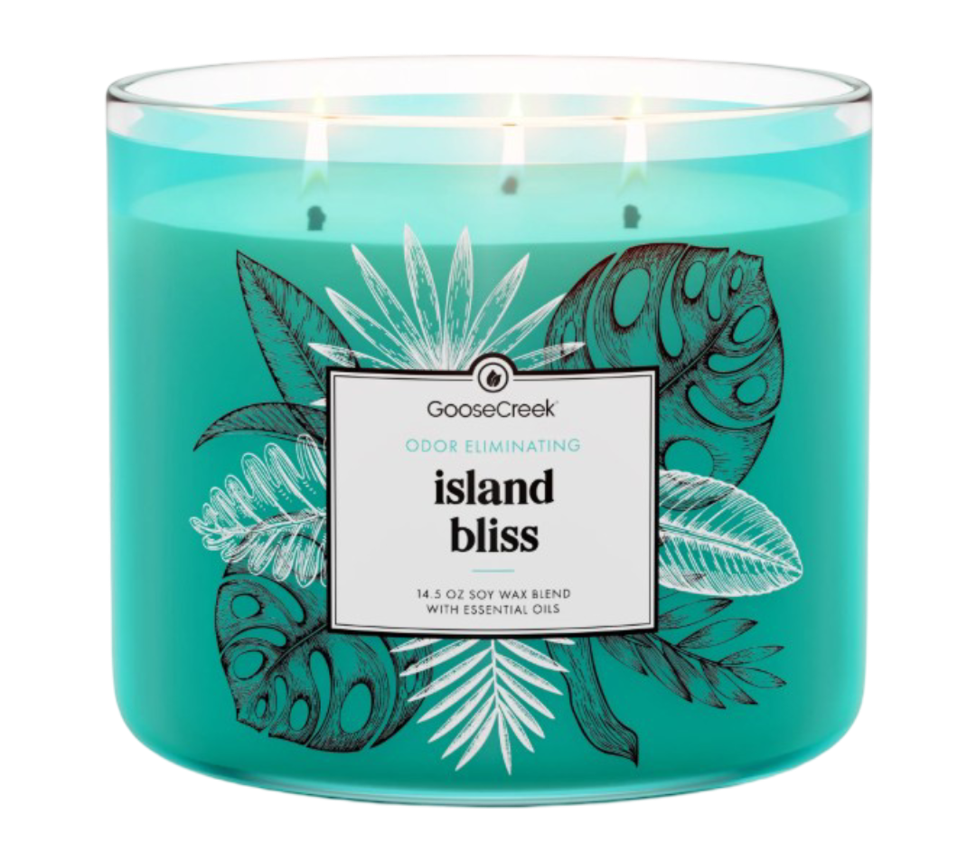 Odor Eliminating Island Bliss 3-Wick Candle - 411g