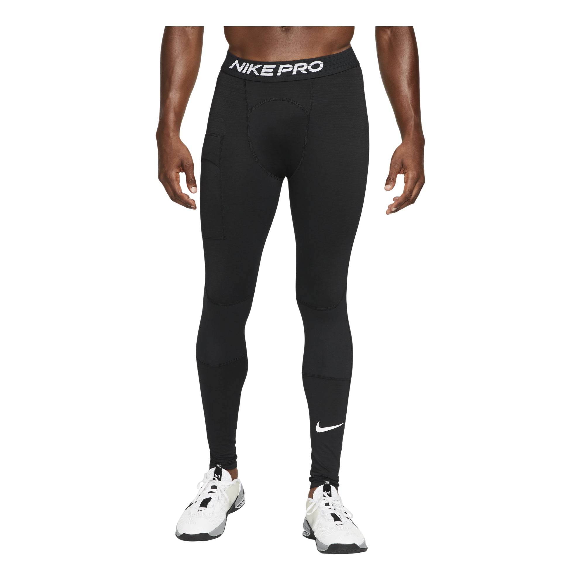 Men's Nike Pro Warm Pants (Black)