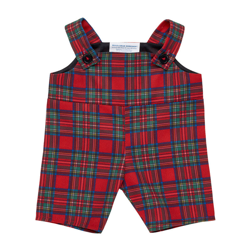 Christmas: Tartan Overalls (Red)