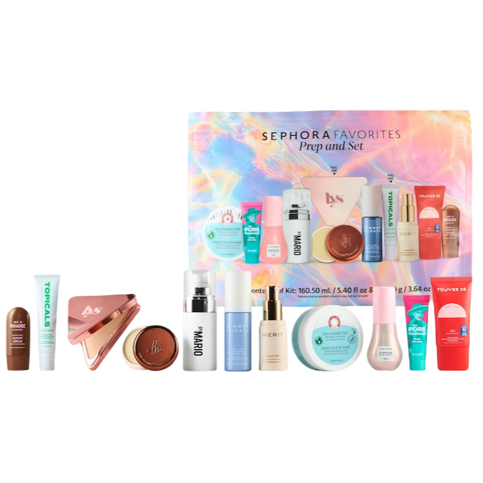 Prep & Set Makeup and Skincare Value Set