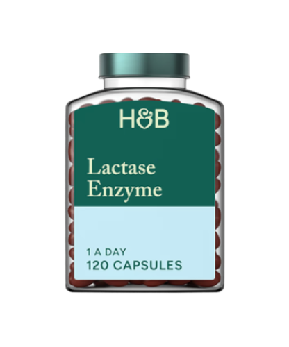 H&B Lactase Enzyme 125mg (120 Capsules)
