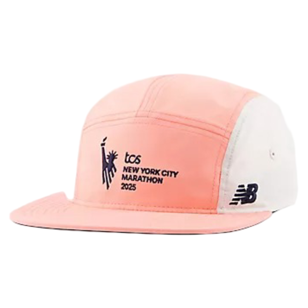 NYC 47 5 Panel Run Hat (Grapefruit)