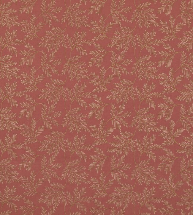 GP & J Baker: Chelsea Fern Fabric (Red)