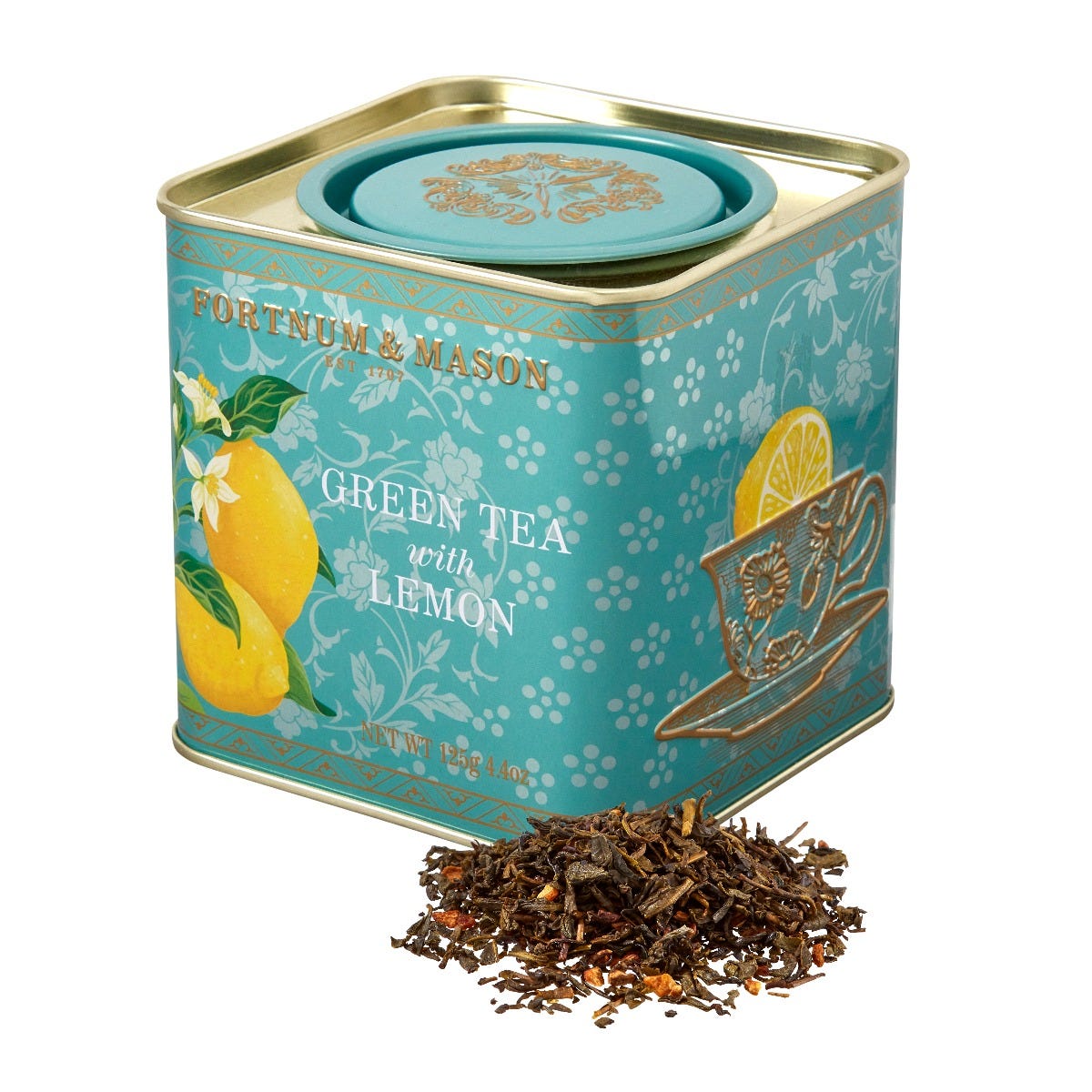 Green Tea with Lemon Loose Leaf Caddy Tin - 125g