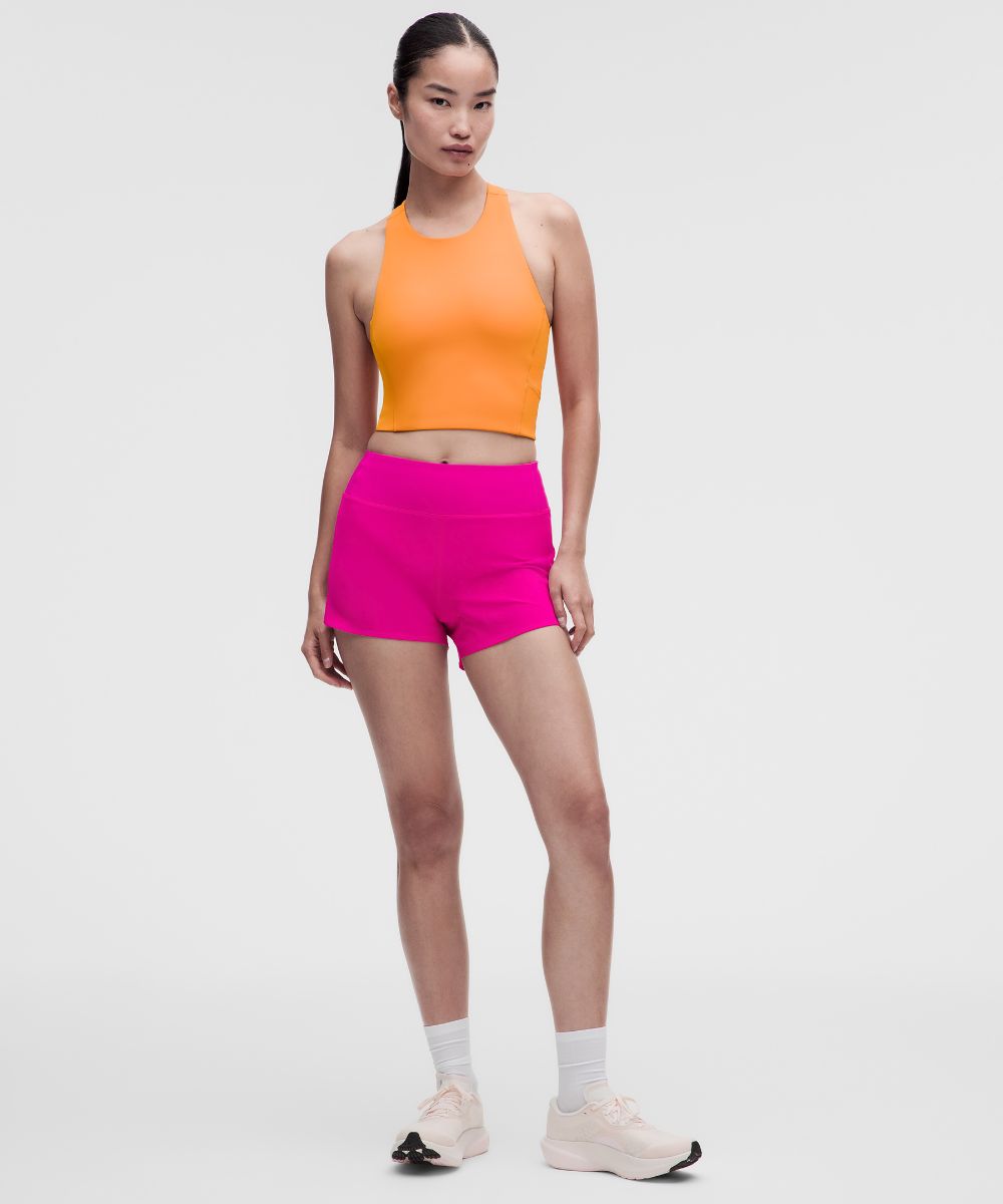 Women's Speed Up High-Rise Short 4 (Updated) (Sweet Sorbet)