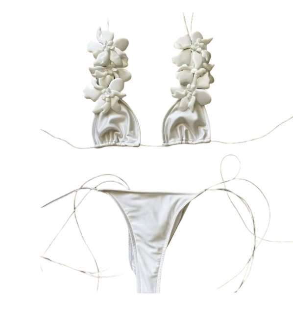 Bikini Swimsuit with Skirt Bandage Swimwear