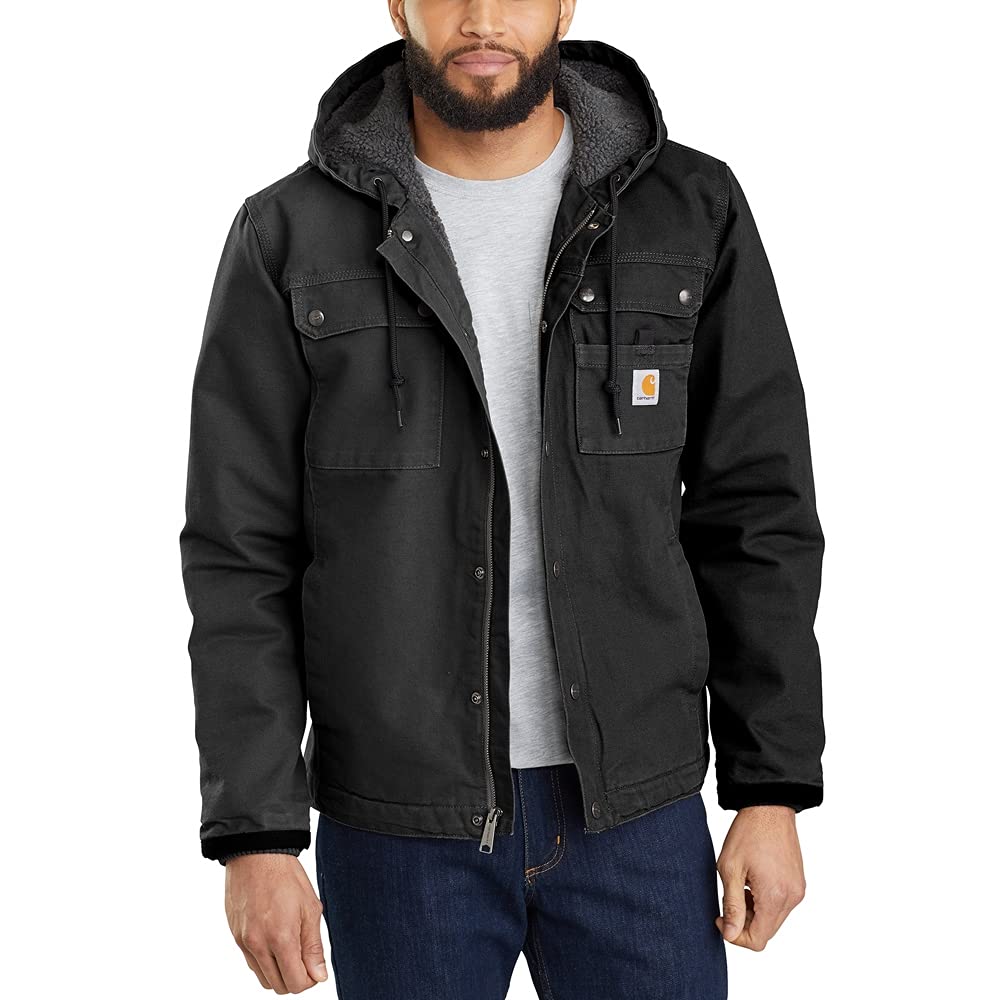 Carhartt: Men's Washed Duck Bartlett Jacket (Black)