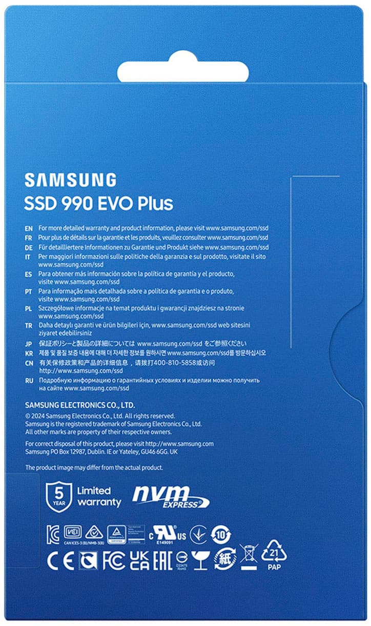 Samsung: 990 EVO Plus SSD 2TB Geek Squad Certified Refurbished
