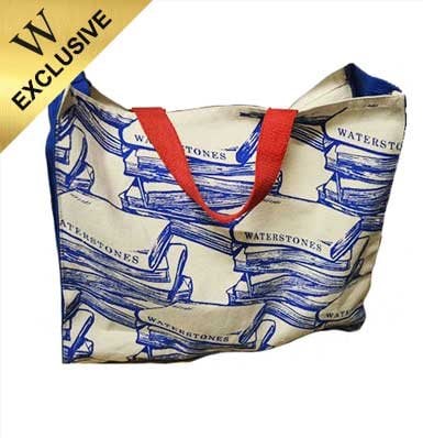 Waterstones Blue Cloth Bag