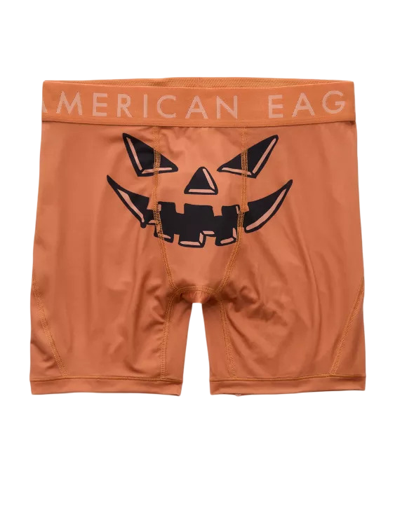 AEO: Men's Pumpkin 6" Flex Boxer Brief (Peach)