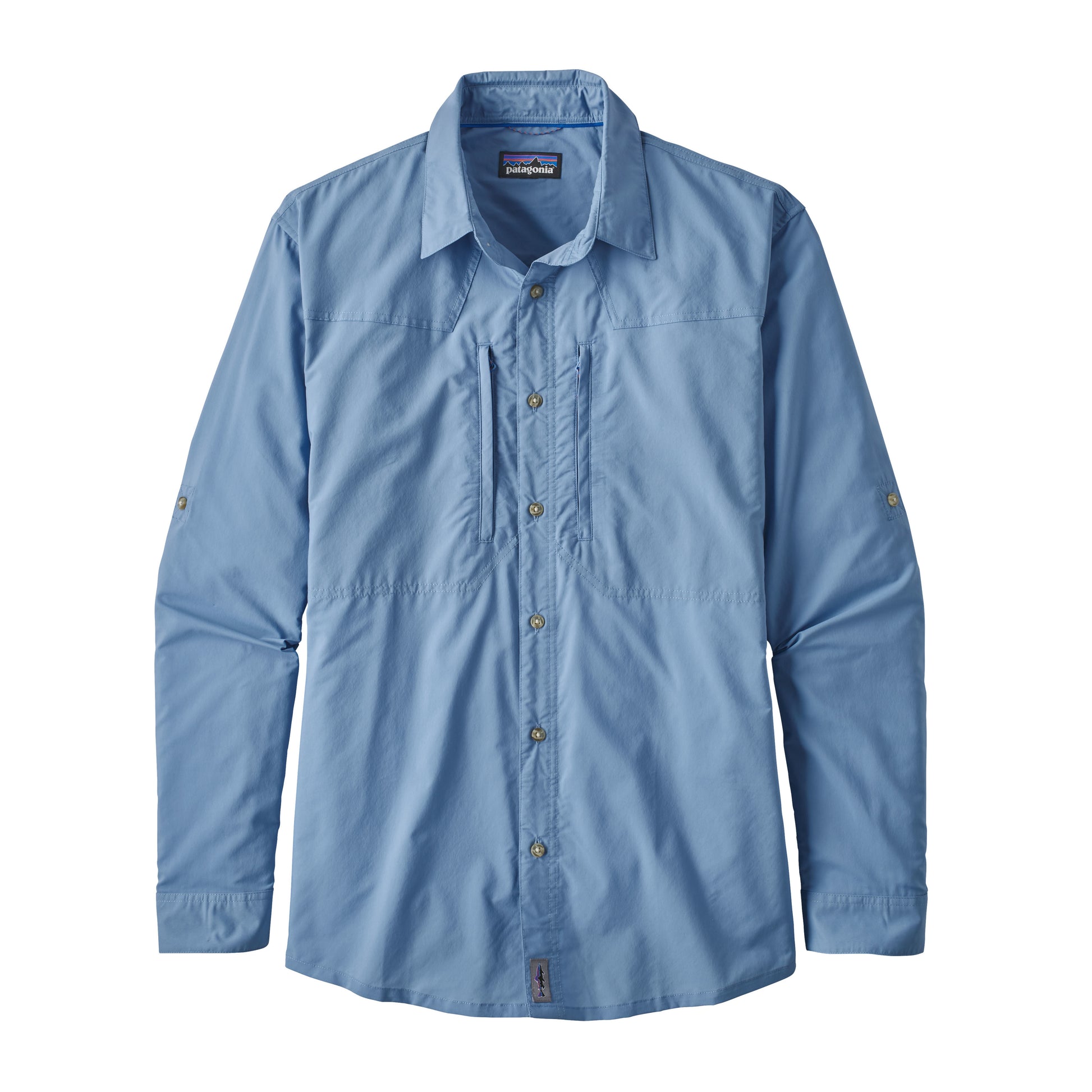 Men's M's Long-Sleeved Sun Stretch Shirt (Electron Blue)