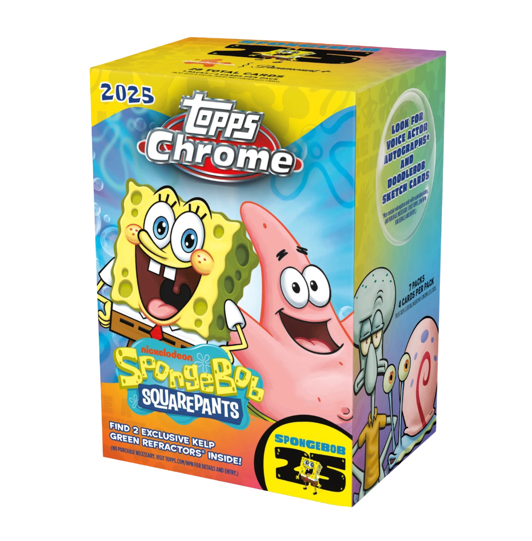 Topps Chrome: Spongebob Squarepants Trading Card