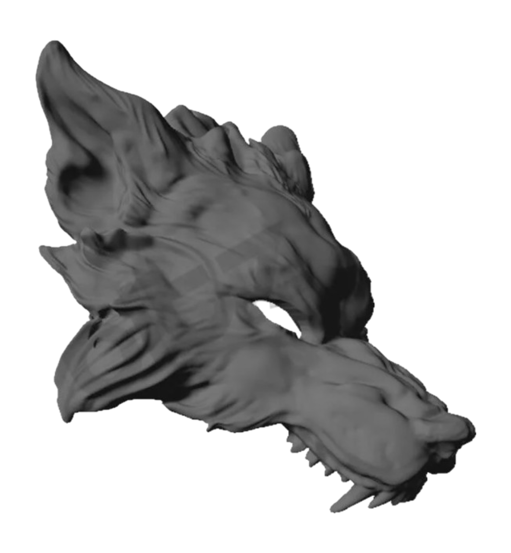 Wolf Head Accessory (28mm)
