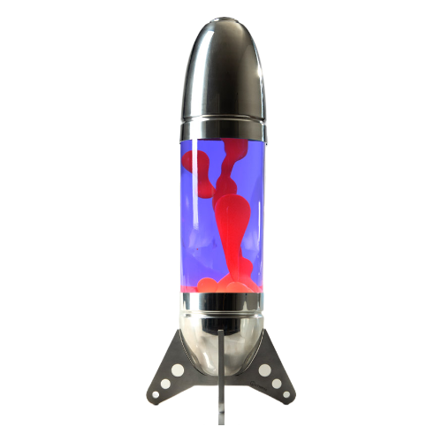 Rokit Giant Lava Lamp (Violet With Red)