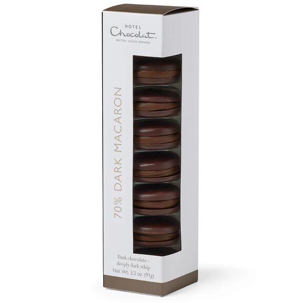 70% Dark Chocolate Macarons - 91g