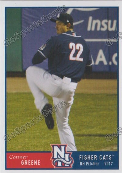 2017 New Hampshire Fisher Cats Conner Greene