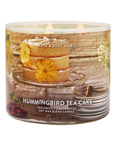 3-Wick Candle: Hummingbird Tea Cake - 411g