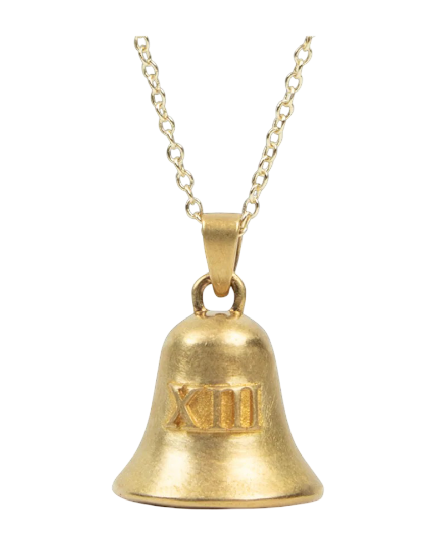 XIII Bell Necklace (Gold Plated)