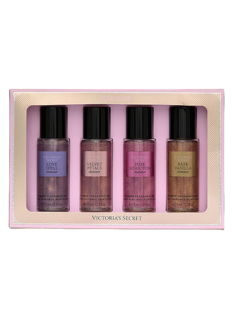 Most Loved Shimmer Mists Gift Set (Pack of 4)