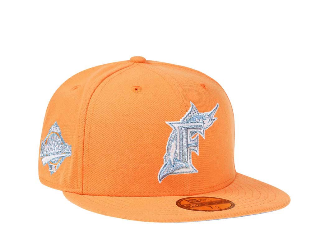 Men's New Era: Florida Marlins World Series 1997 59Fifty Fitted Hat (Frozen Mango)