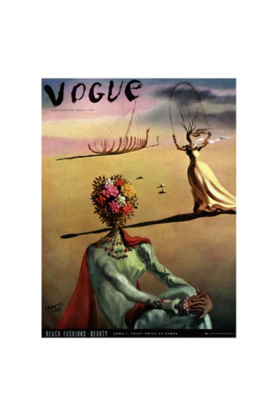 Vogue 1939 S.Dali Ship Remains Cover Print